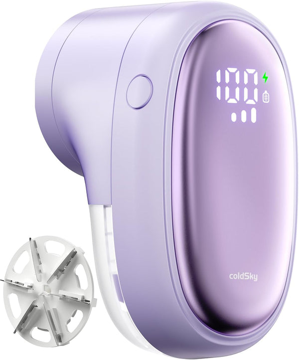 Fabric Shaver 1200mAh 𝗥𝗲𝗰𝗵𝗮𝗿𝗴𝗲𝗮𝗯𝗹𝗲 Lint Remover Portable Sweater Shaver with 𝟯 𝗦𝗽𝗲𝗲𝗱𝘀